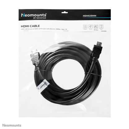 Neomounts HDMI25MM HDMI kabel - 7.5 meter, Zwart, Kunststof, 430 g, 290 mm, 15 mm, 300 mm