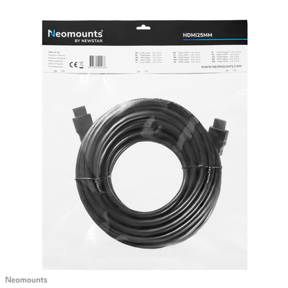 Neomounts HDMI25MM HDMI kabel - 7.5 meter, Zwart, Kunststof, 430 g, 290 mm, 15 mm, 300 mm
