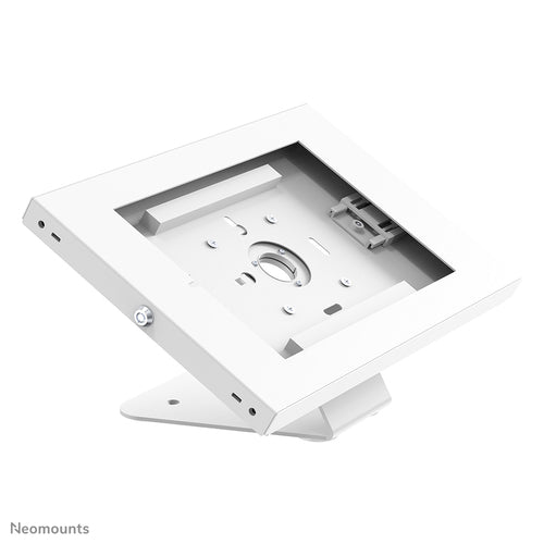 Neomounts DS15-630WH1 Tablet standaard bureau en wand 9.7-11" - vergrendelbaar, 27,9 cm (11"), 24,6 cm (9.7"), Wit, Staal, 90Â°, Bureau