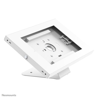 Neomounts DS15-630WH1 Tablet standaard bureau en wand 9.7-11" - vergrendelbaar, 27,9 cm (11"), 24,6 cm (9.7"), Wit, Staal, 90Â°, Bureau