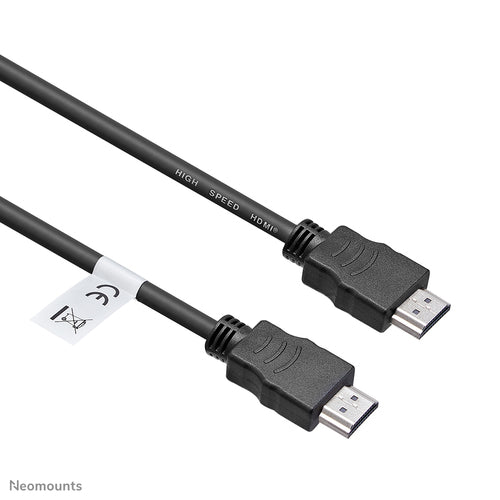 Neomounts HDMI6MM HDMI kabel - 1.8 meter, Zwart, Kunststof, 90 g, 320 mm, 5 mm, 300 mm