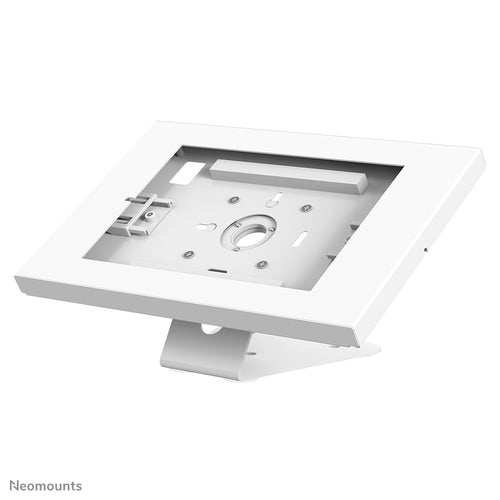 Neomounts DS15-630WH1 Tablet standaard bureau en wand 9.7-11" - vergrendelbaar, 27,9 cm (11"), 24,6 cm (9.7"), Wit, Staal, 90Â°, Bureau